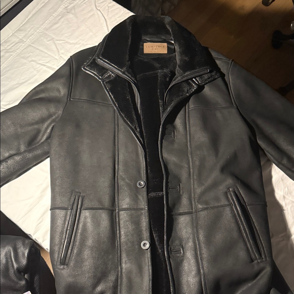 Men's Black Leather Jacket